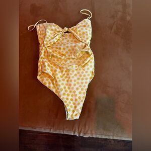 Skatie Sunburst Yellow Swimsuit